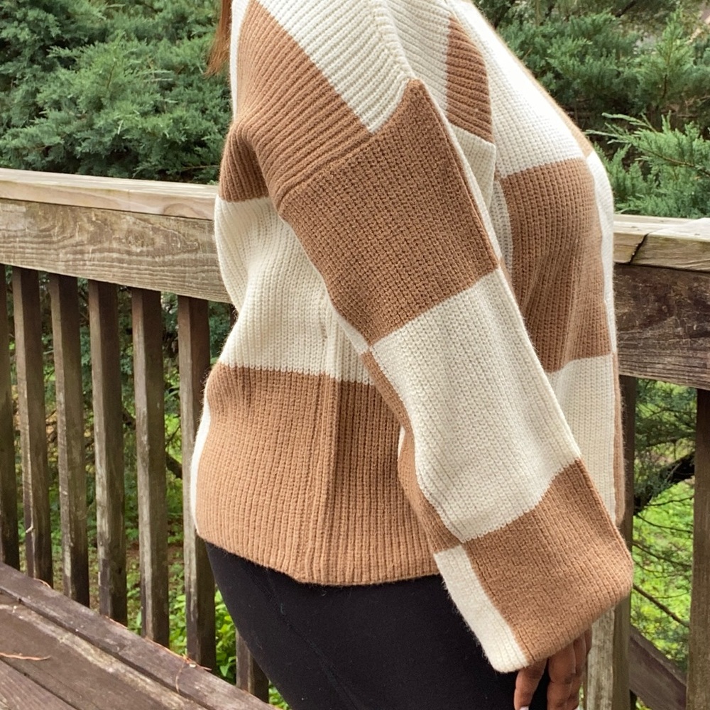 Oversized check board Sweater - Picture 6 of 9